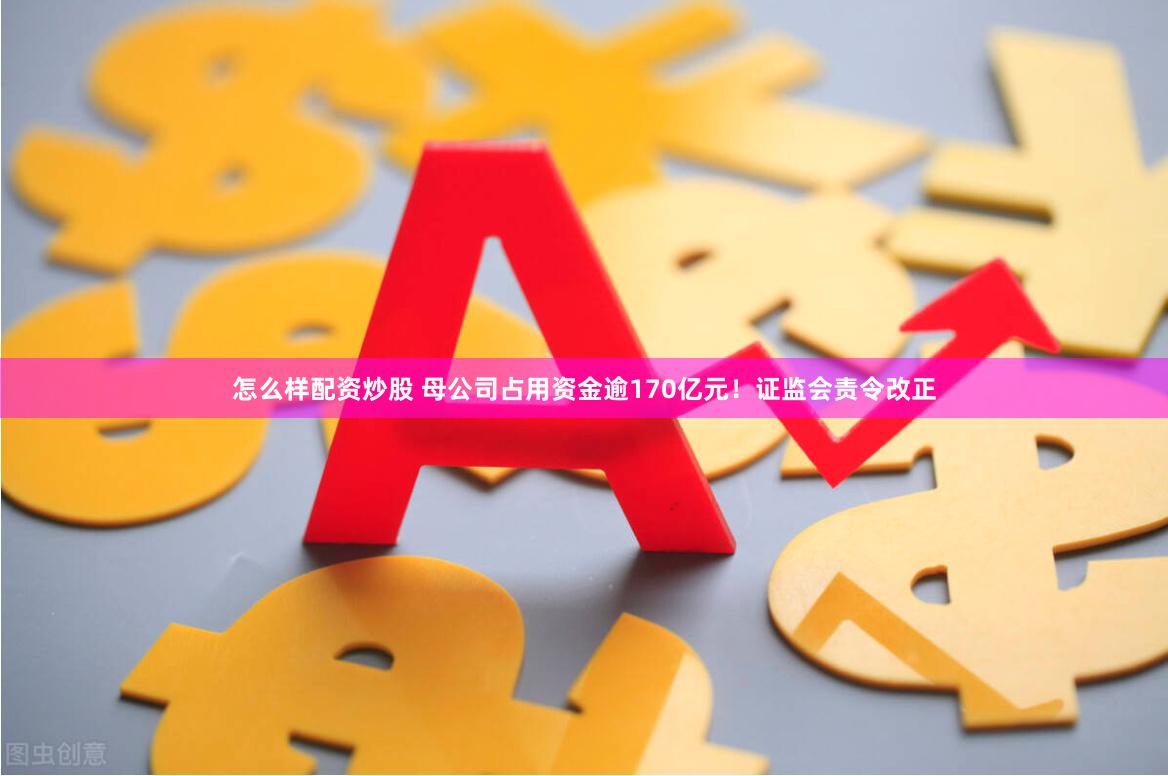 怎么样配资炒股 母公司占用资金逾170亿元！证监会责令改正
