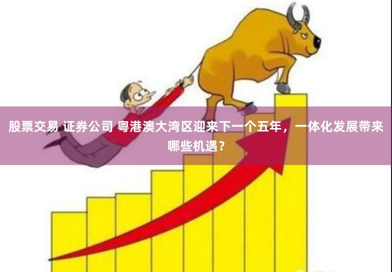 股票交易 证券公司 粤港澳大湾区迎来下一个五年，一体化发展带来哪些机遇？