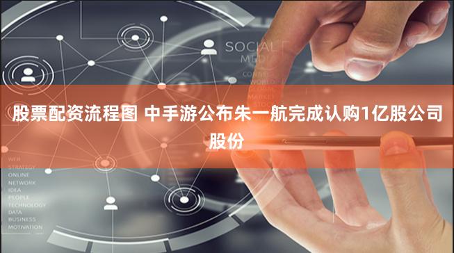 股票配资流程图 中手游公布朱一航完成认购1亿股公司股份