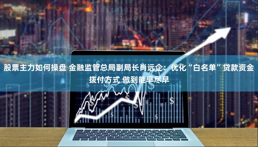 股票主力如何操盘 金融监管总局副局长肖远企：优化“白名单”贷款资金拨付方式 做到能早尽早